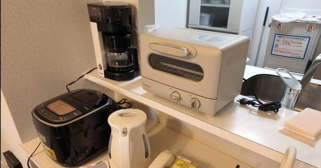 いろいろキッチン家電がそろっている