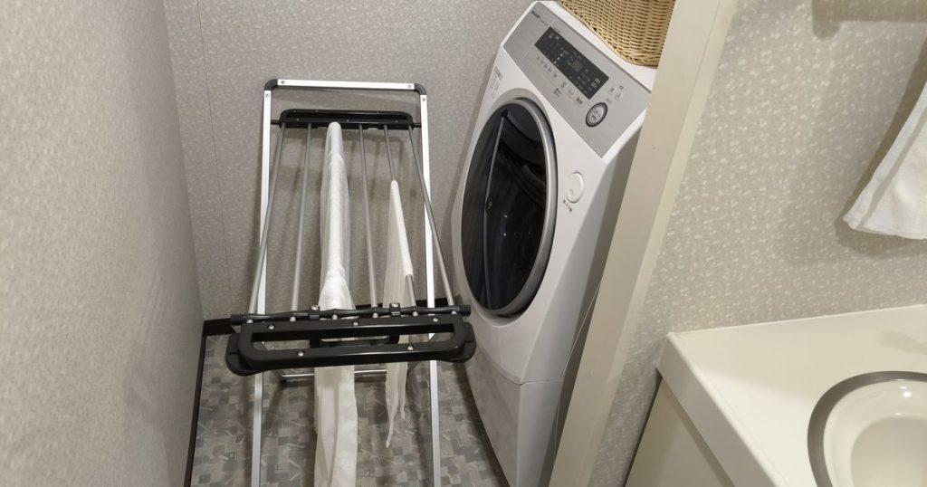 そなえつけのドラム式洗濯乾燥機